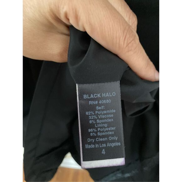 Black Halo Mini Dress -‎ Analisa V Neck - Picture 4 of 5